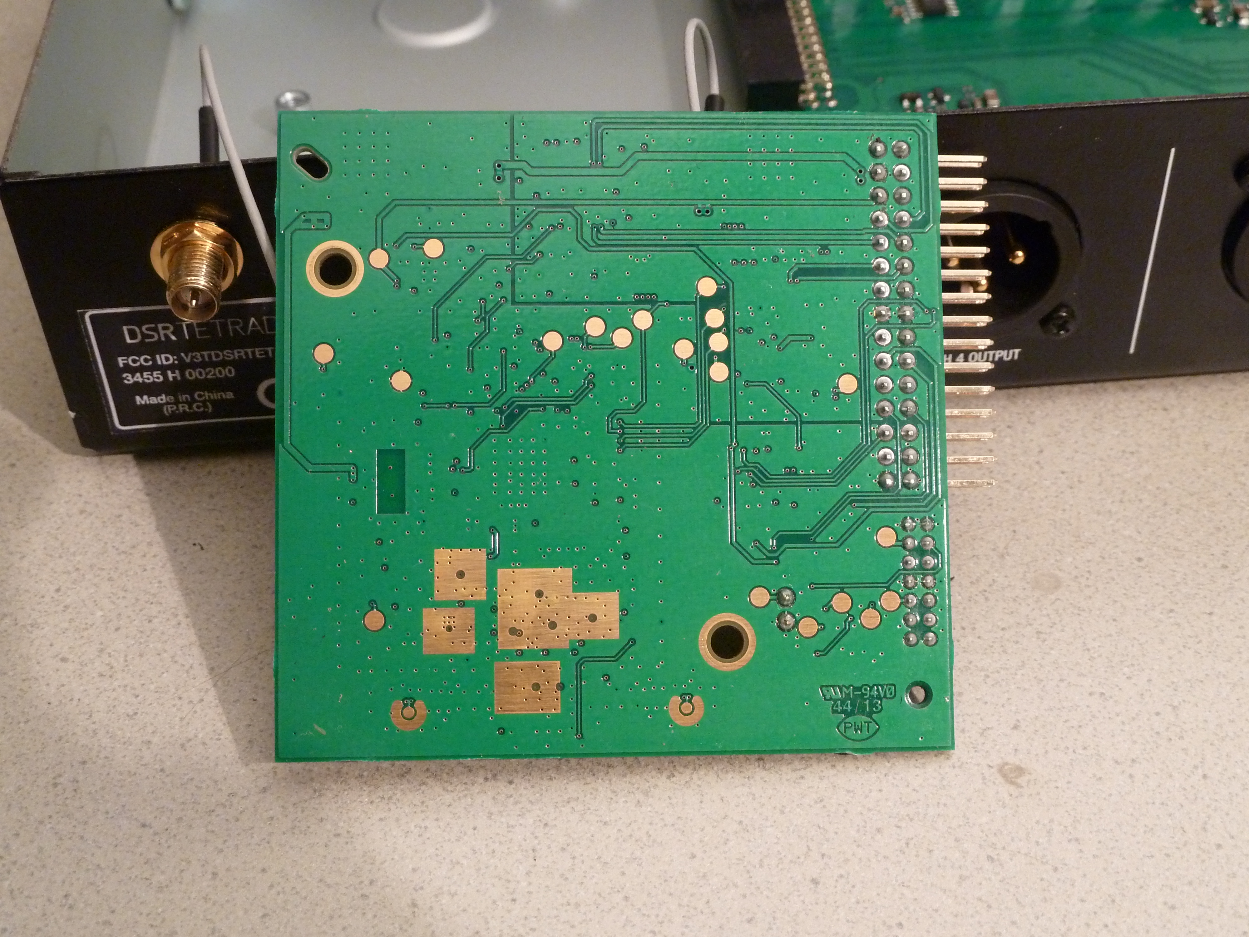 RF board bottom view