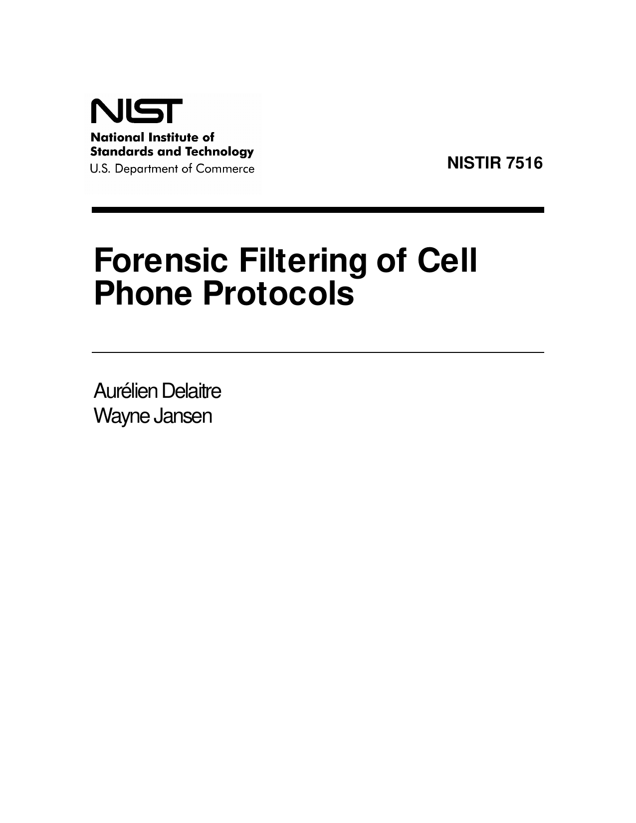 First page of NIST IR 7516.pdf
