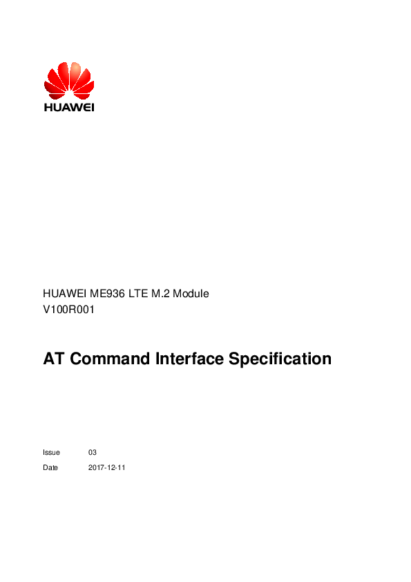 First page of Command Syntax - Huawei