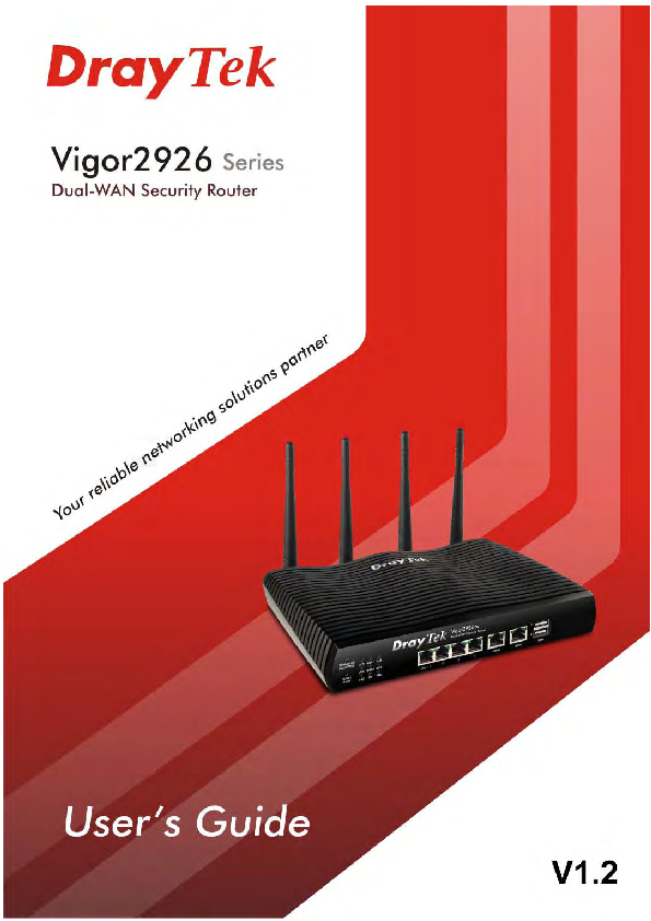 First page of VLAN Applications on Vigor Router