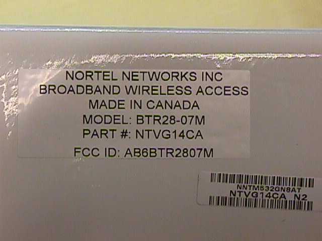 FCCID label