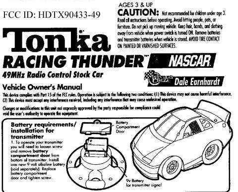 User manual 1