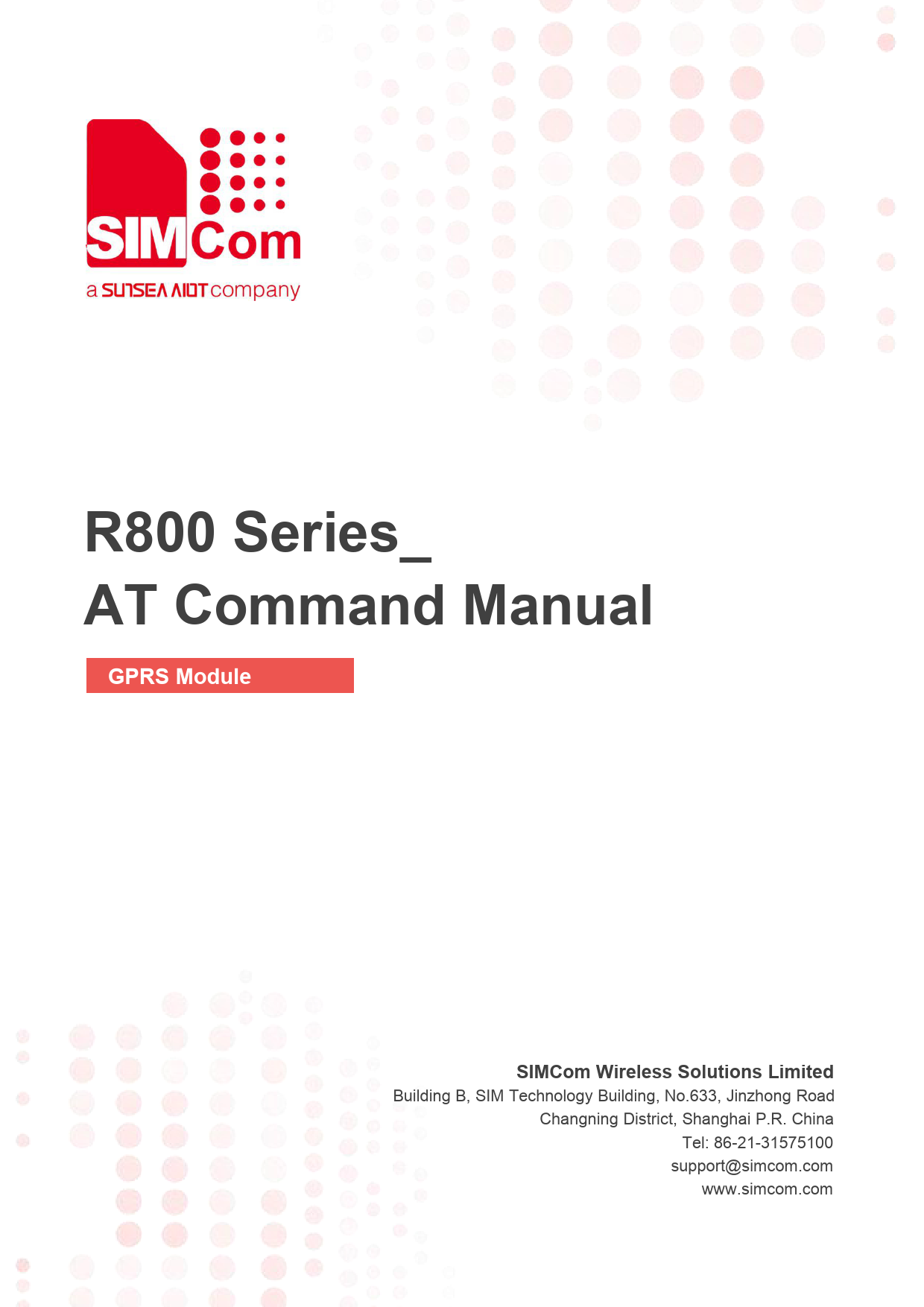 First page of R800_Series_AT_Command_Manual_V1.03.pdf