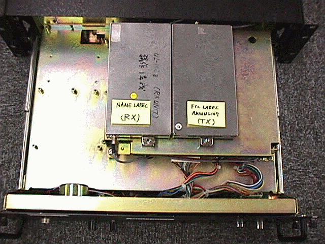 Close up inside Repeater Enclosure