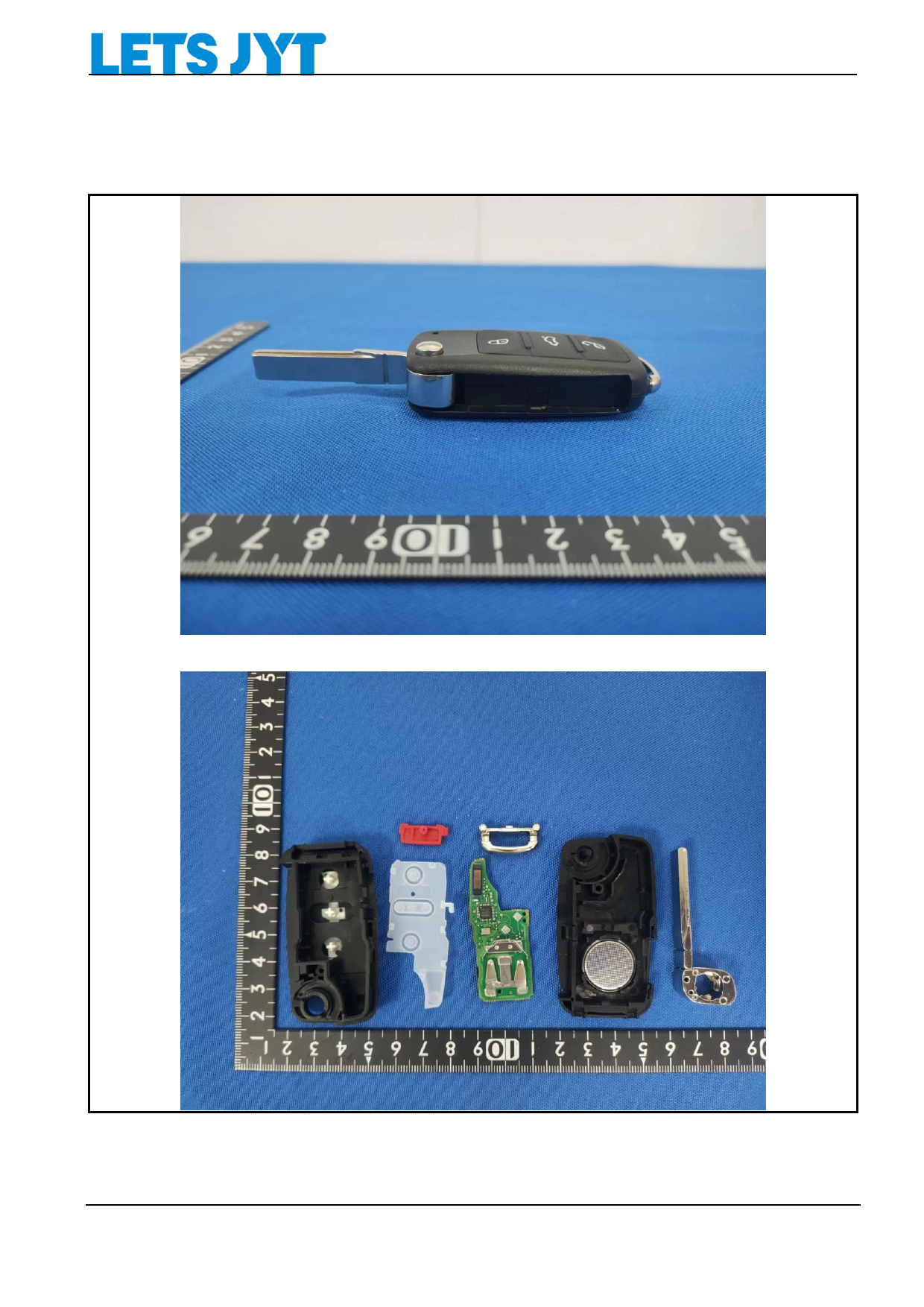 VW2 Smart Key Teardown Internal Photos HD 271 S1 Remote Tech