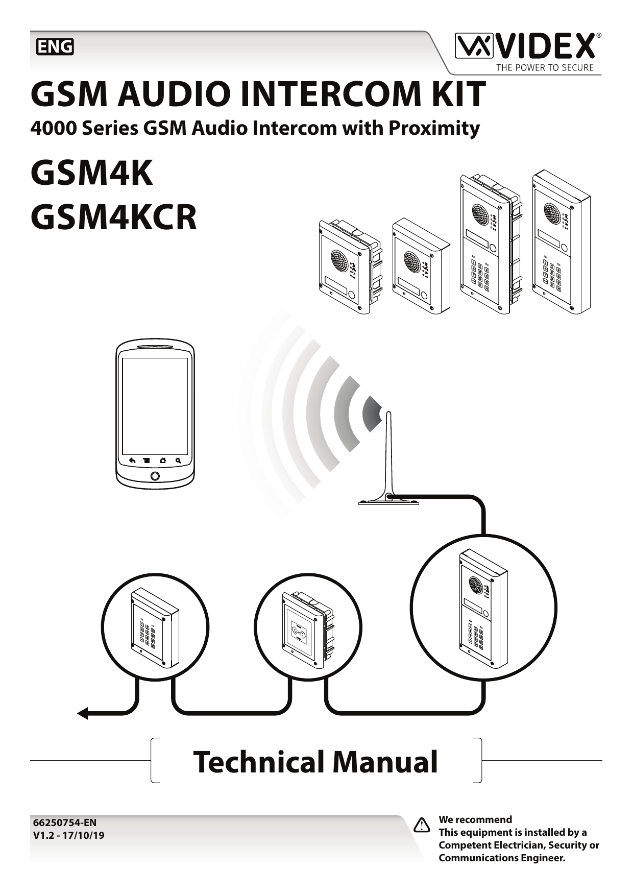 First page of Videx 4810 Manual