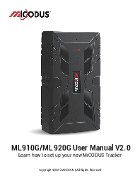 First page of User manual (PDF) - AUTOPMALL 4G ML920G