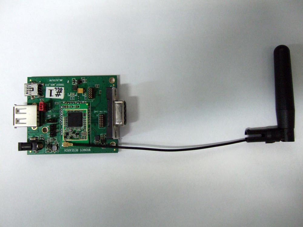RTU7105 Module and Antenna attached