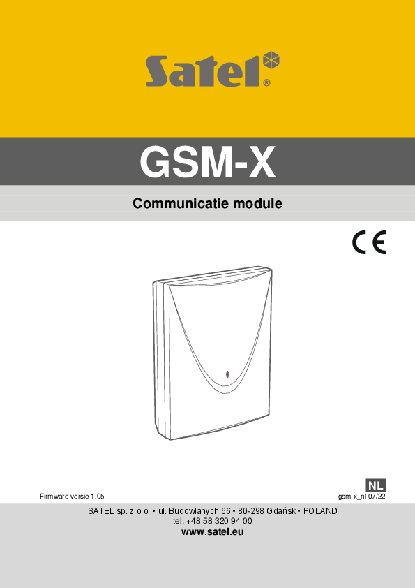 First page of gsm-x_nl.pdf