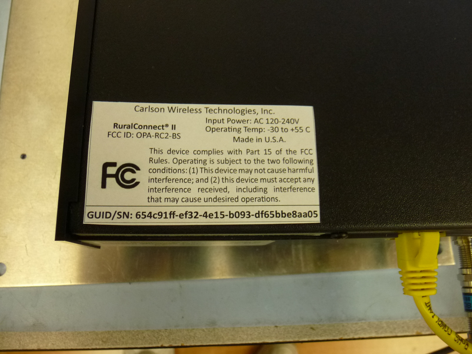 Revised Base Label