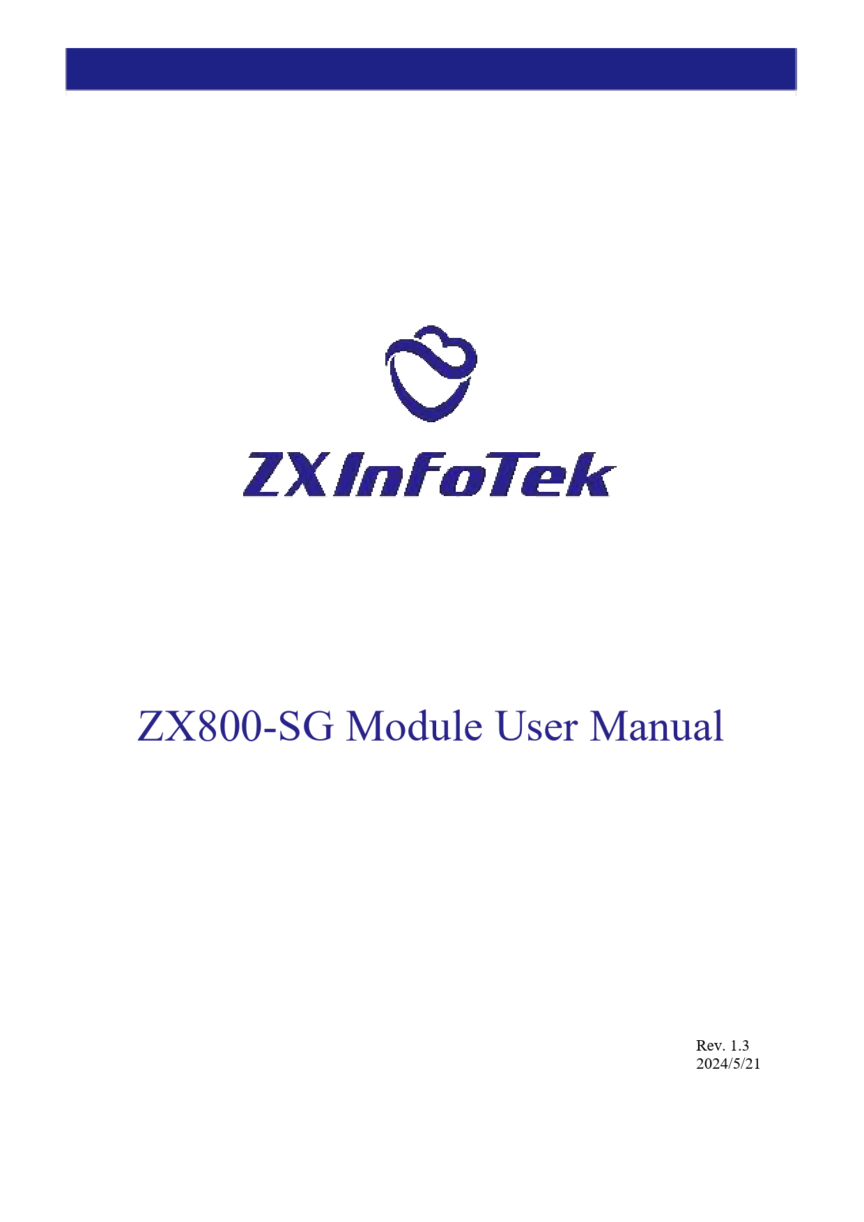 ZX800SG LTE Module User Manual - FCC ID 2BL5O-ZX800-SG