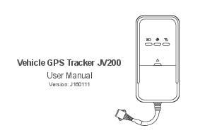 First page of Vehicle GPS Tracker JV200 - Concox| Vehicle tracker ...