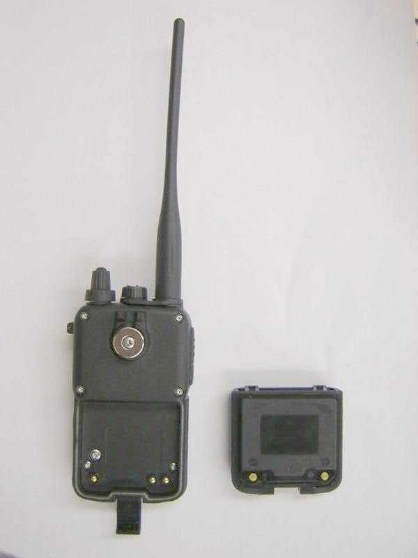 Rear with battery removed