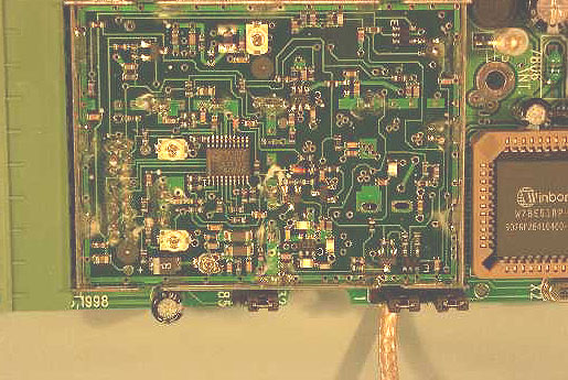 shield removed from pcb
