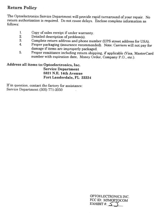Users manual page ten