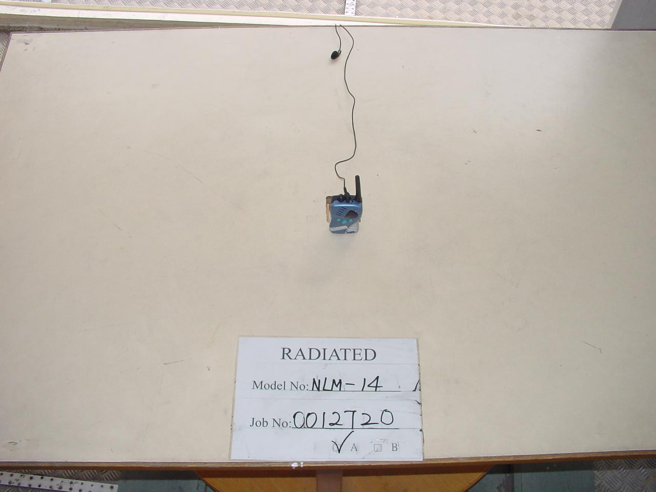 Radiated Emission Front View