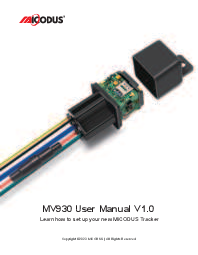 First page of PDF MV930 User Guide 1.0 - MiCODUS