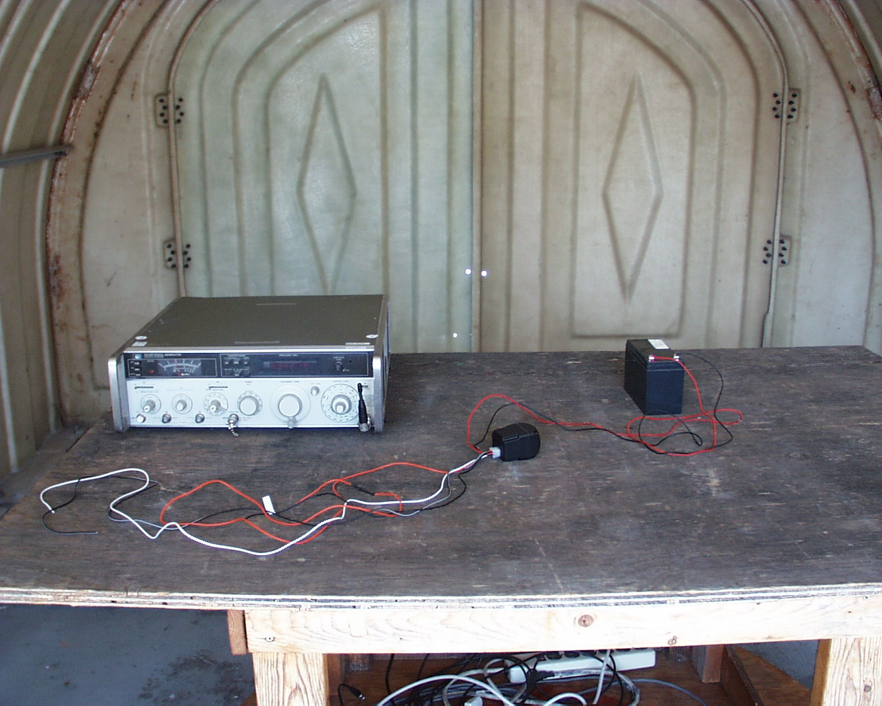 Front radiated setup photo