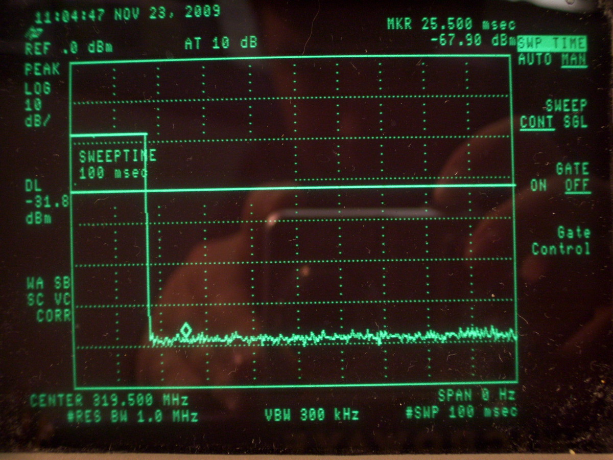 Packets 100 msec view
