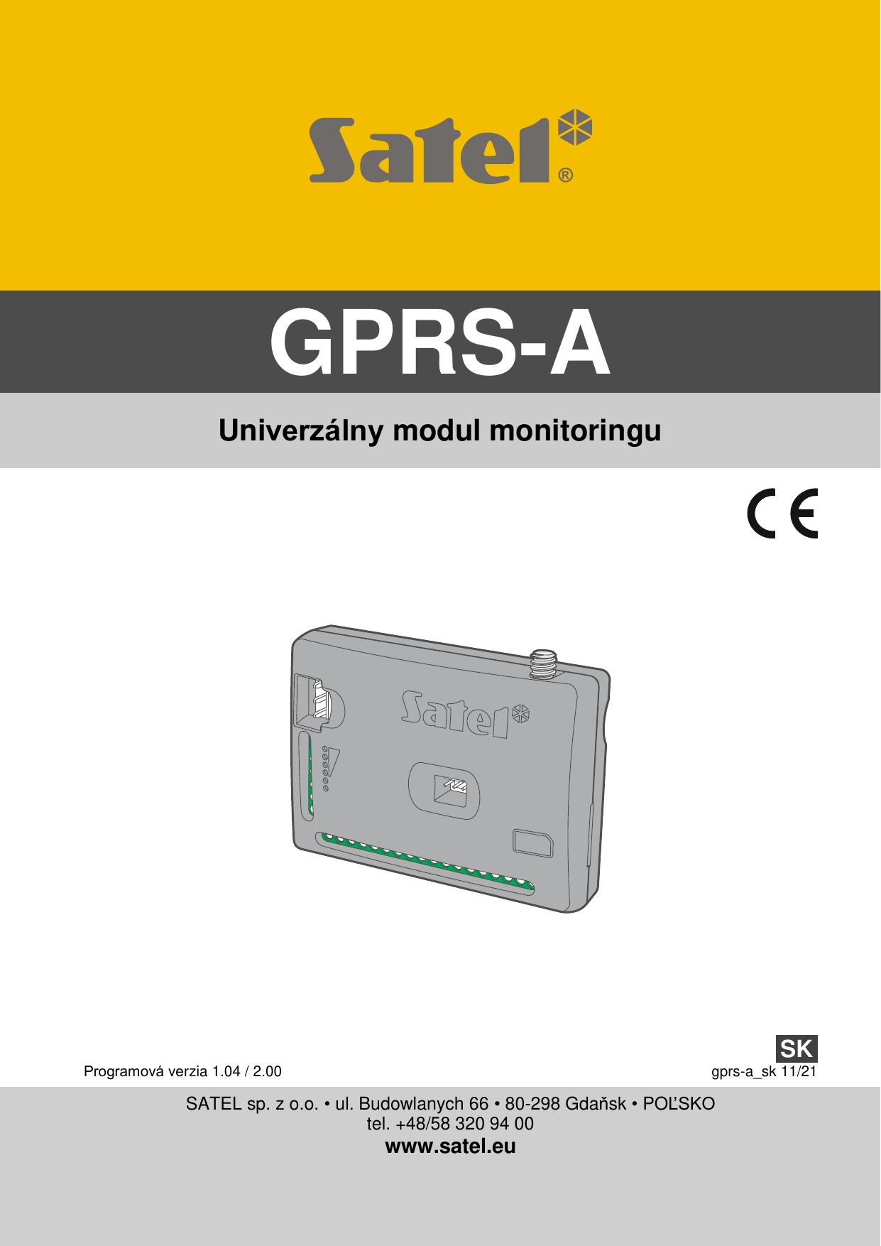 First page of GPRS-A