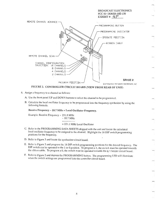 Users Manual pg six
