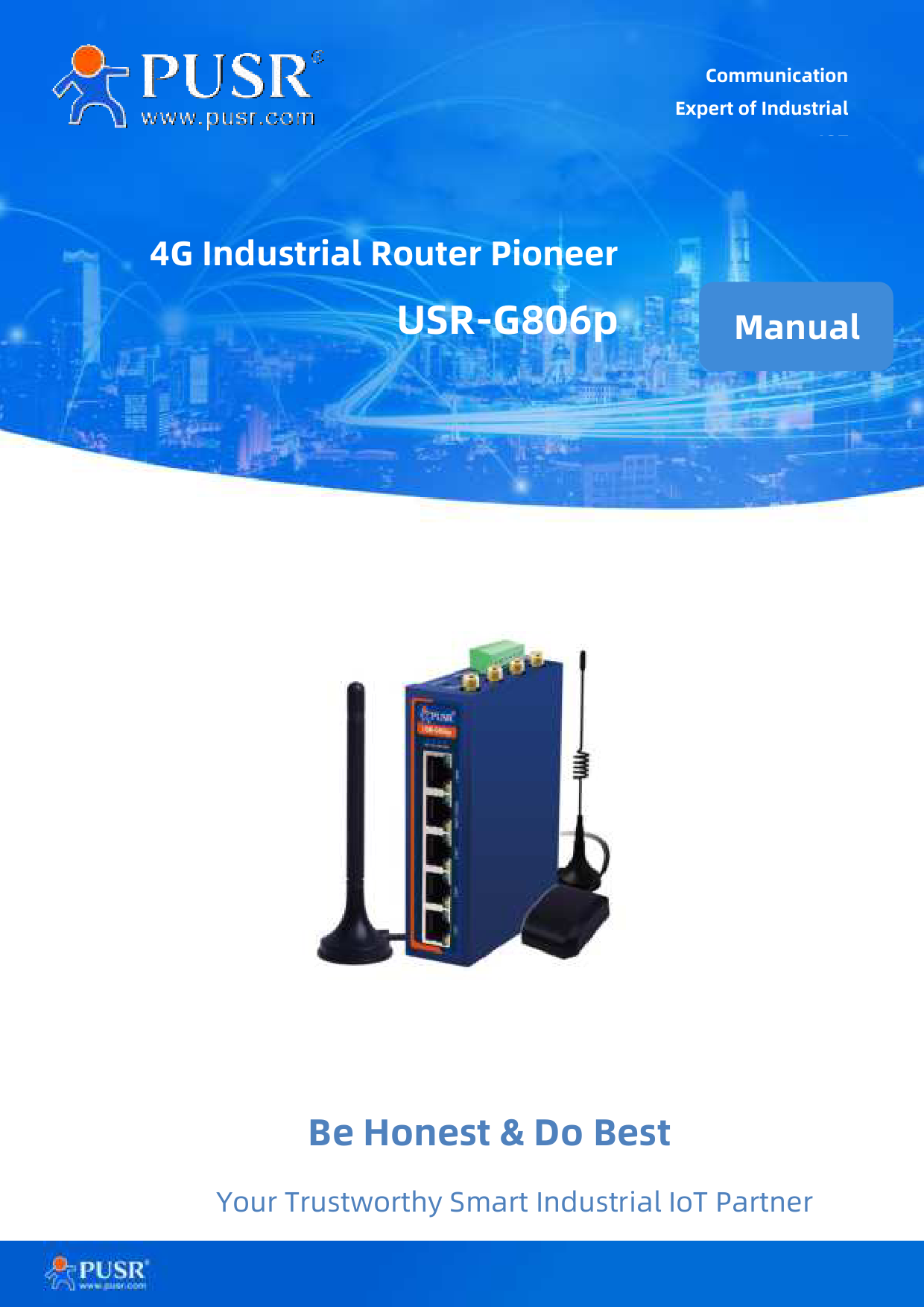 First page of USR-G806p Manual