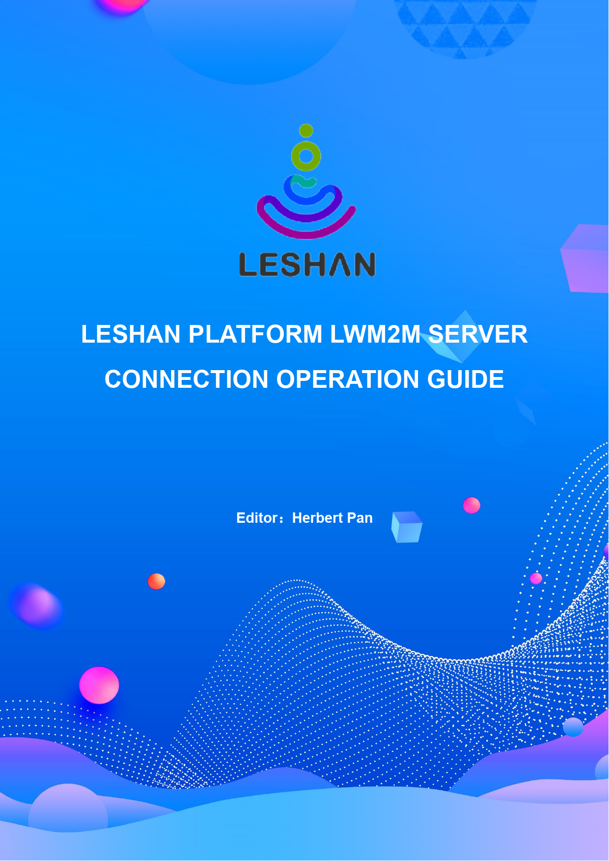 First page of [PDF] LESHAN PLATFORM LWM2M SERVER CONNECTION ...