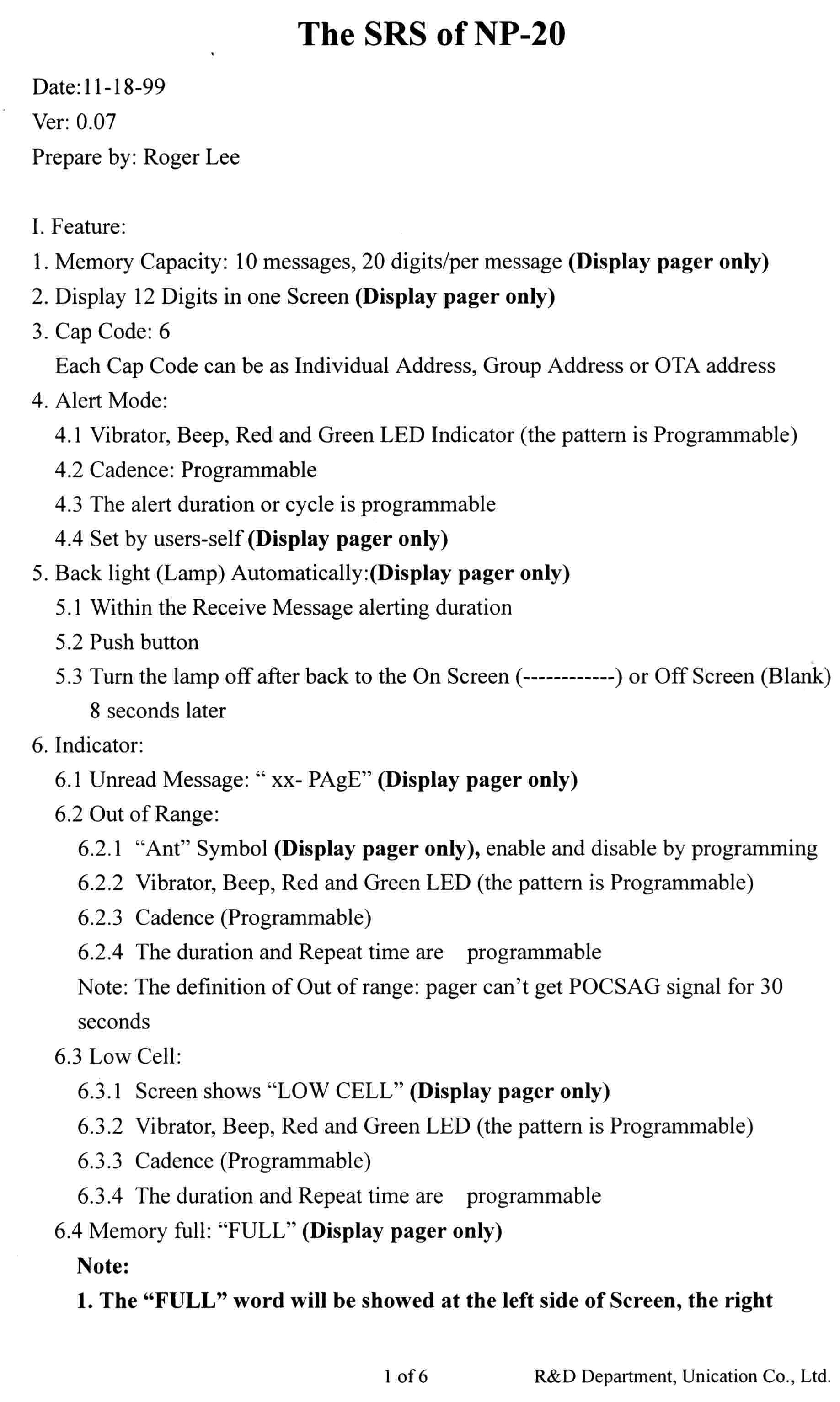 USER MANUAL 1