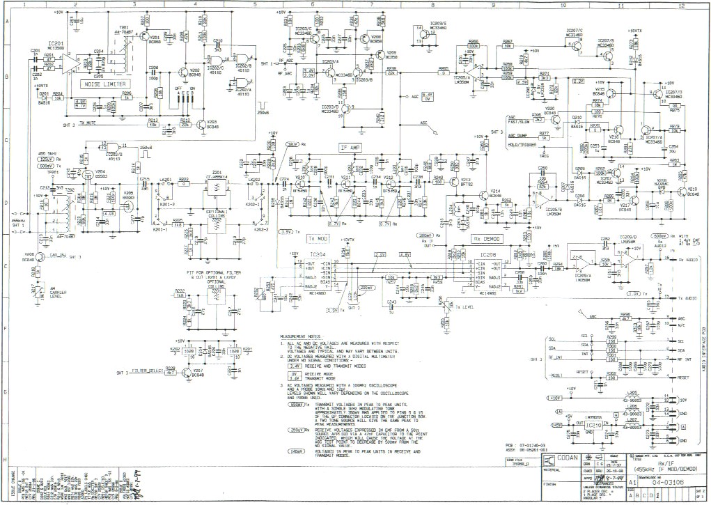 Rx IF 455kHz IF Mod Demod