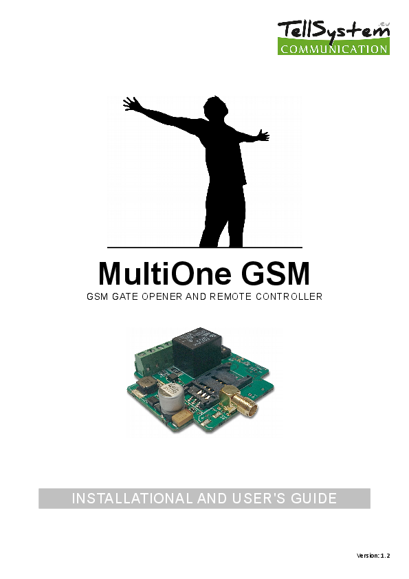 First page of [PDF] MultiOne GSM