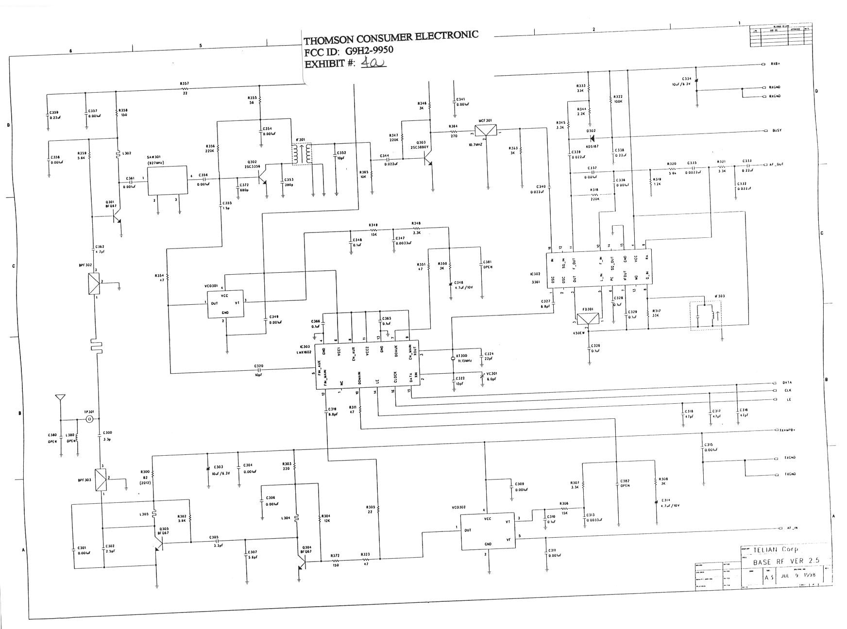 Base RF schematic