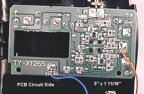 PCB CIRCUIT SIDE VIEW