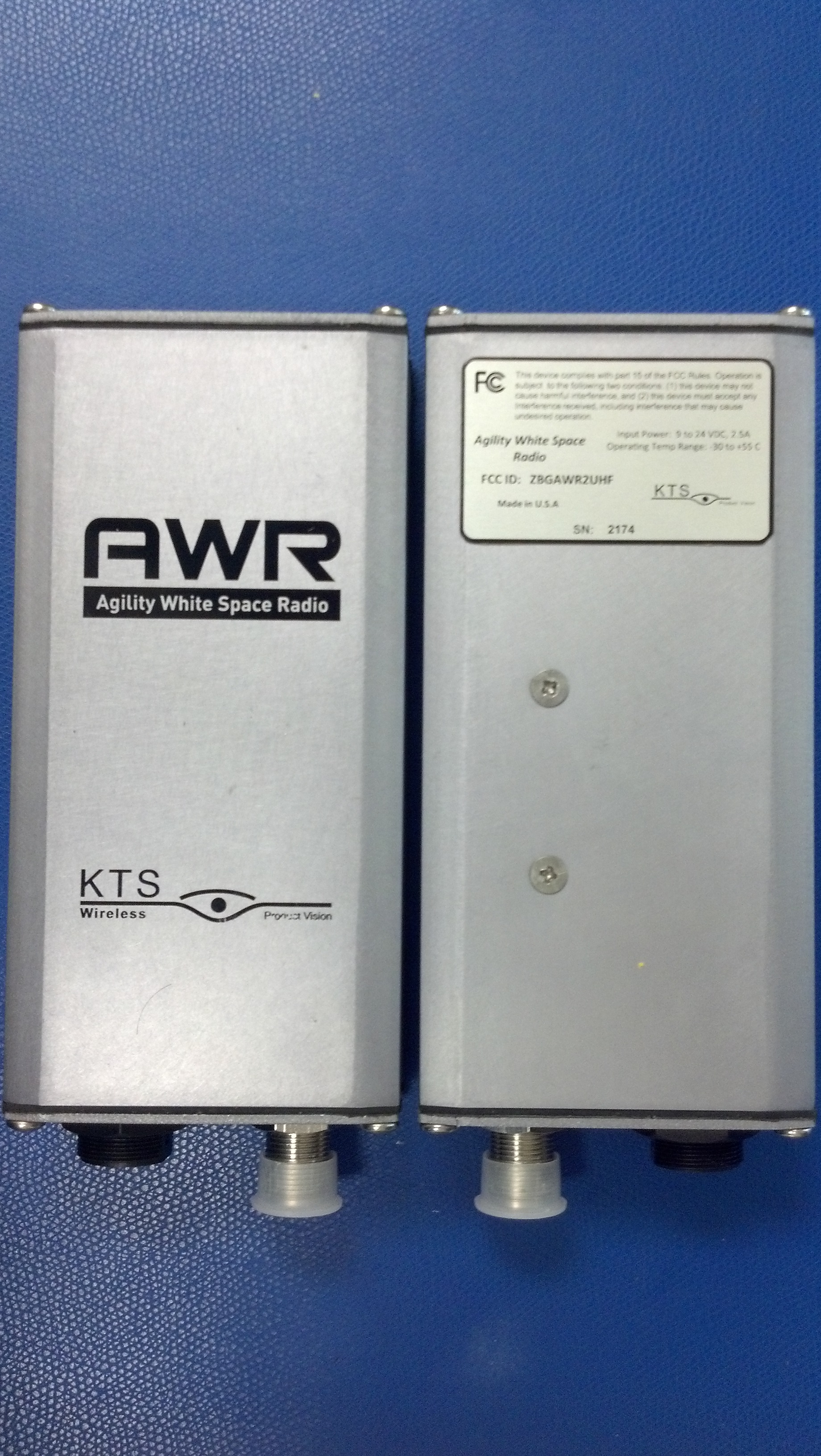 KTS UHF Label Location Picture