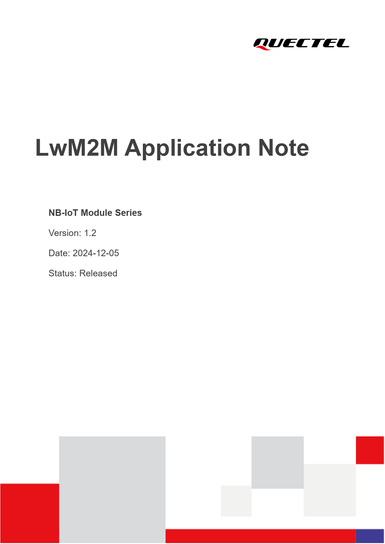 First page of Quectel_BC660K-GLBC950K-GL_LwM2M_Application_Note_V1.2.pdf