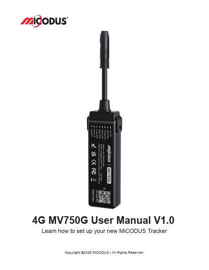 First page of User manual (PDF) - AUTOPMALL 4G MV750G