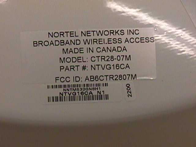 FCCID label