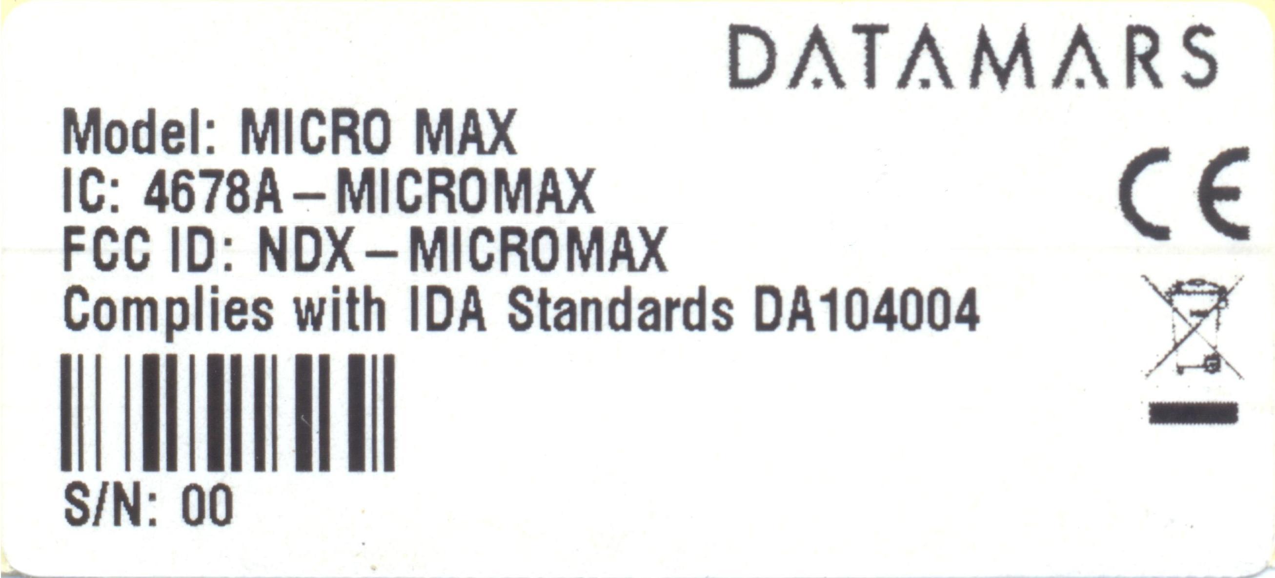 ID Lable Info