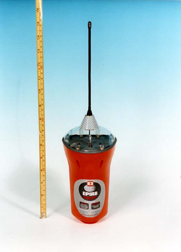 Front view of EPIRB