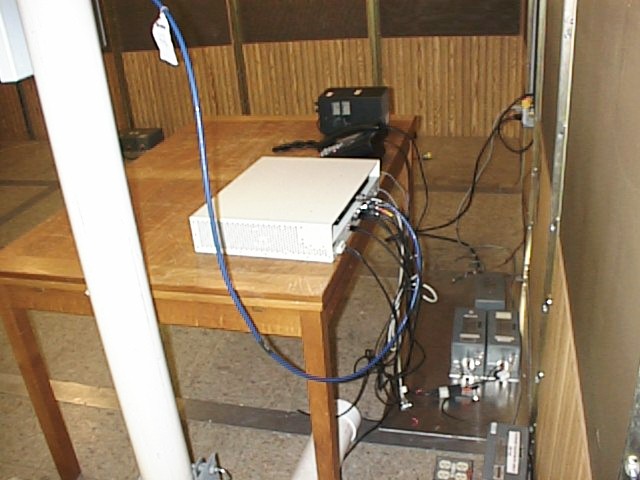 line conducted setup photo