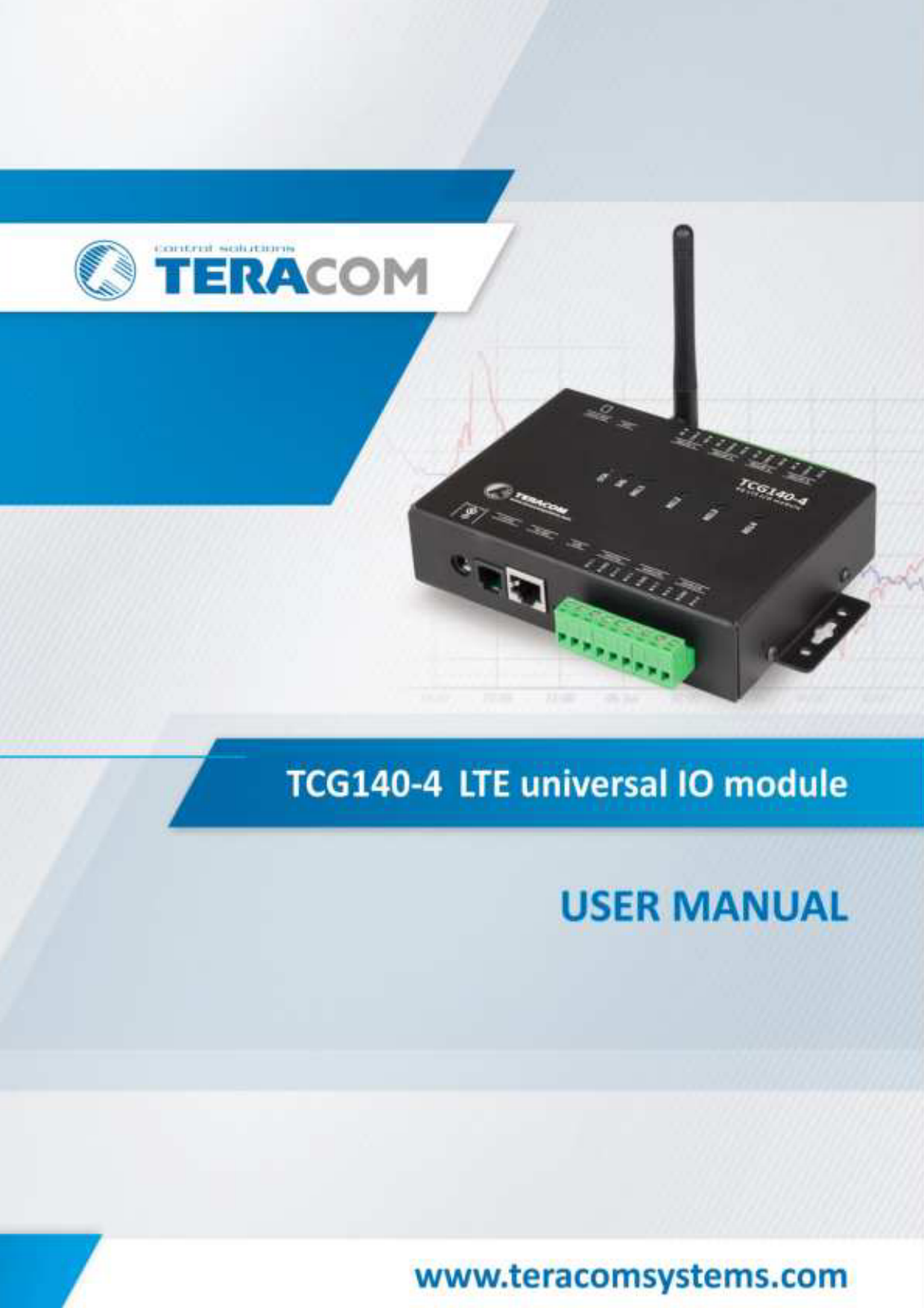 First page of 4G LTE universal IO module TCG140-4 - User manual