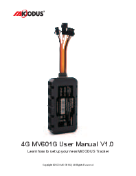 First page of MV601G User Guide1.0