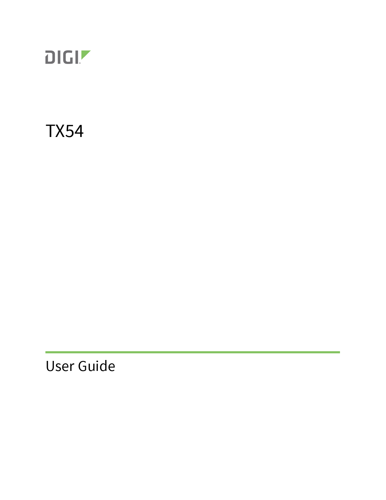 First page of PDF User Guide
