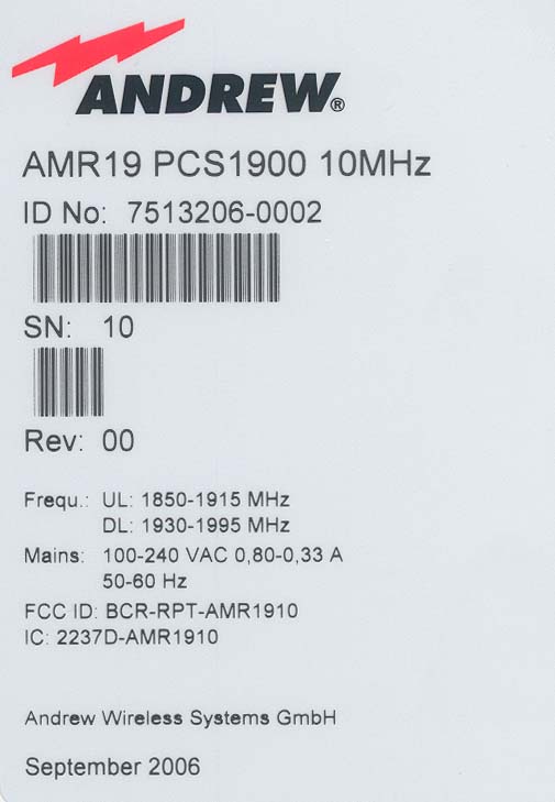 label sample