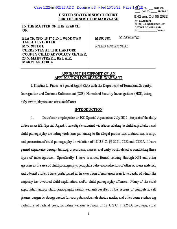 First page of From
Internet Archive