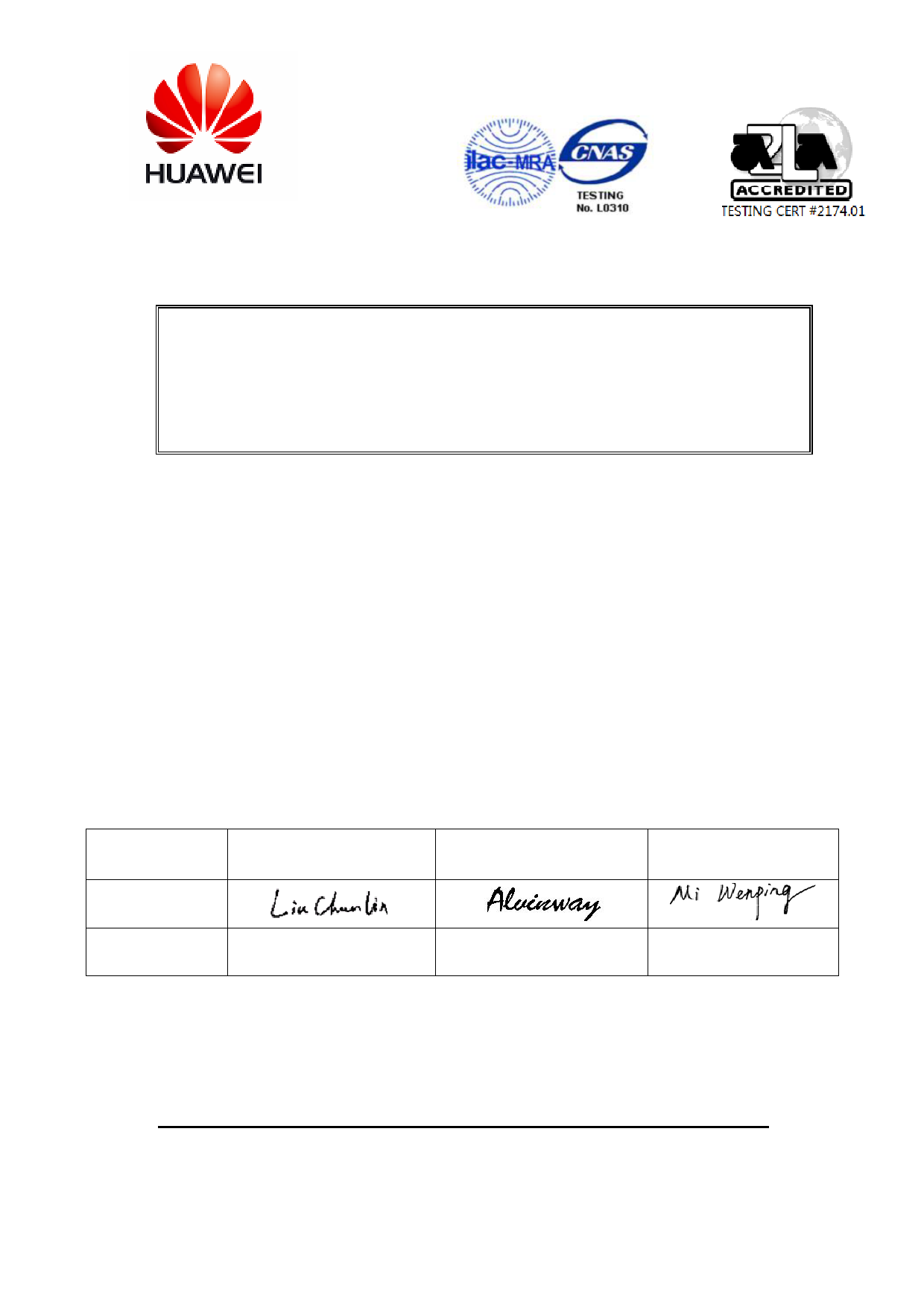 First page of RF Exposure