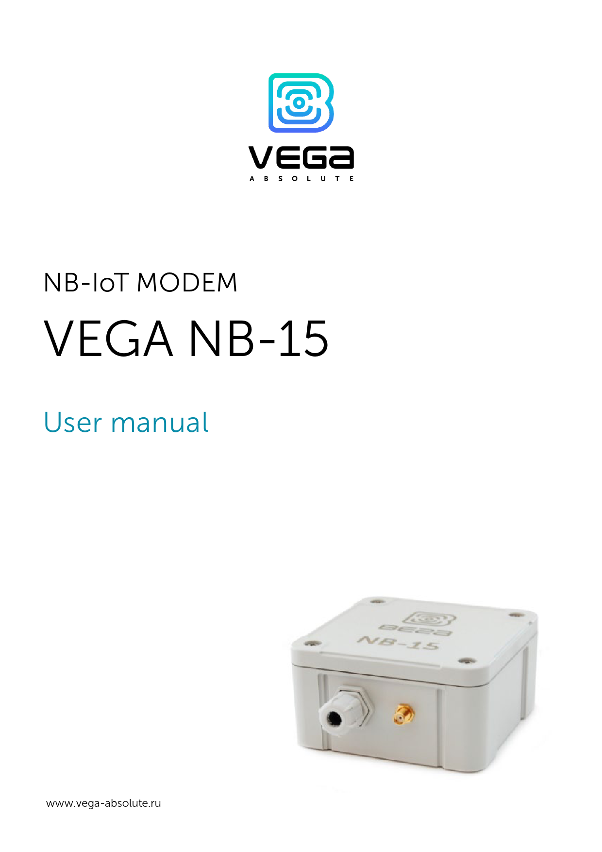 First page of [PDF] VEGA NB-15 - IOT VEGA