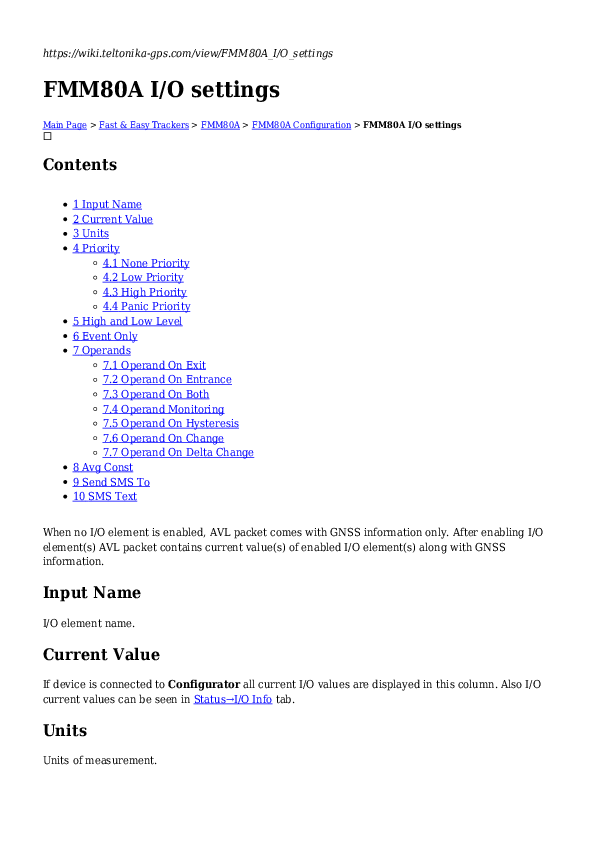 First page of FMM80A I_O settings.pdf