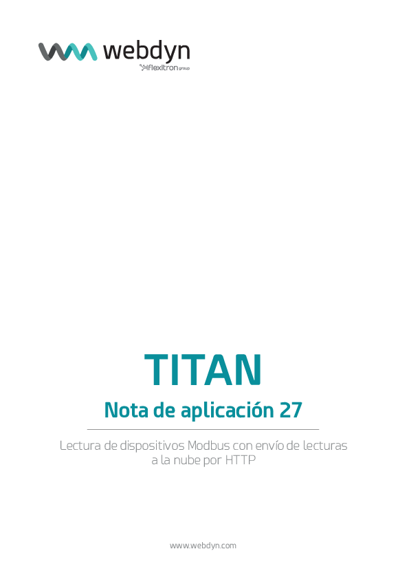 First page of TITAN-AN27-Modbus-RTU-TCP-Concentrator-multimap_HTTP-ES.pdf
