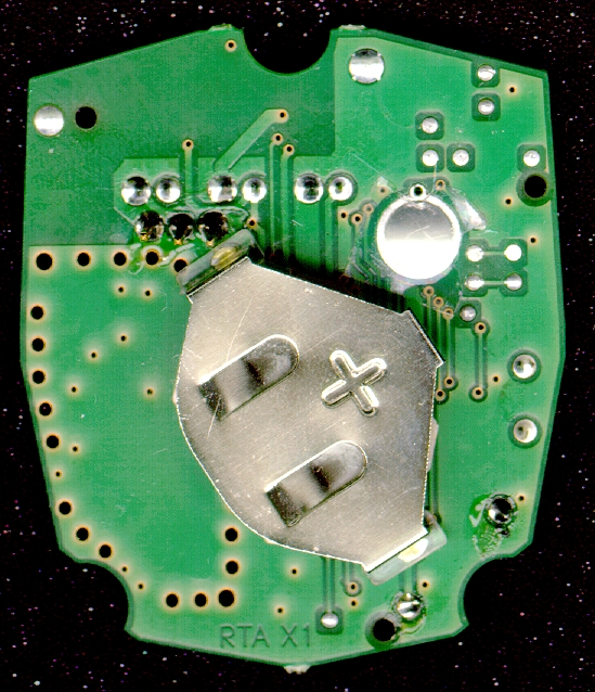 Back view pcb