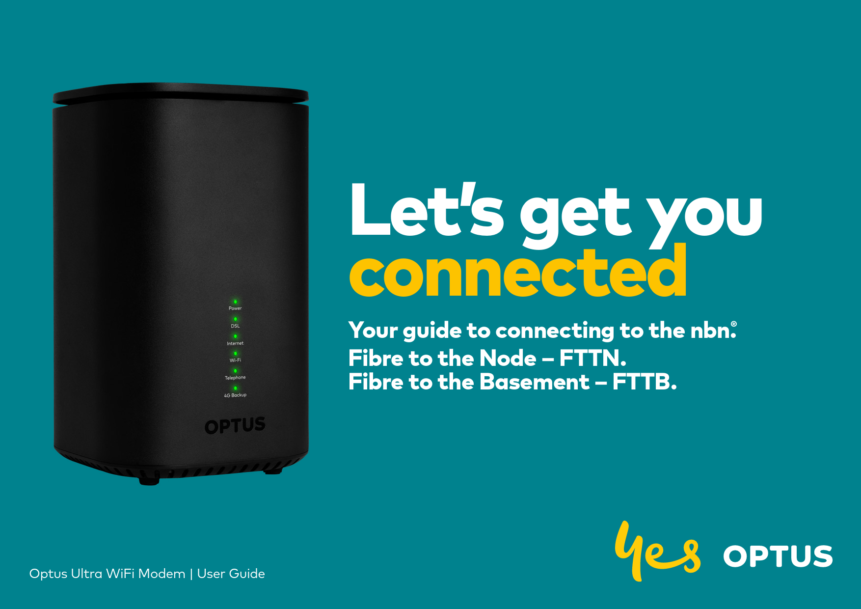 First page of FTTN or FTTB modem ...